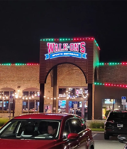 Commercial exterior Christmas light services in Fishers, IN