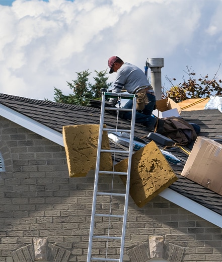 Roof repair services in Fishers, IN