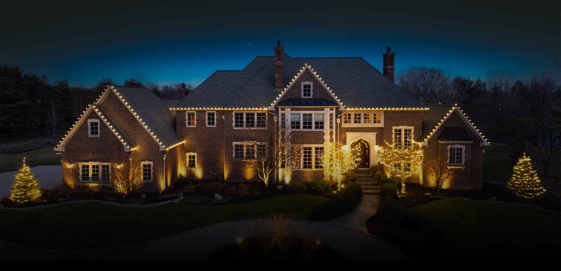 Residential exterior lighting services in Fishers, IN
