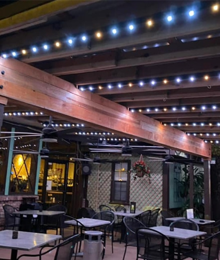 Commercial outdoor led light installation services in Fishers, IN